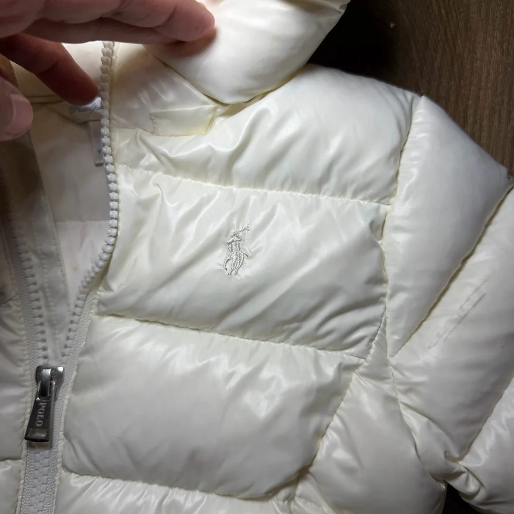 Ralph Lauren Polo Cream Toddler Pre School 24‎ Months Down Jacket Light Use